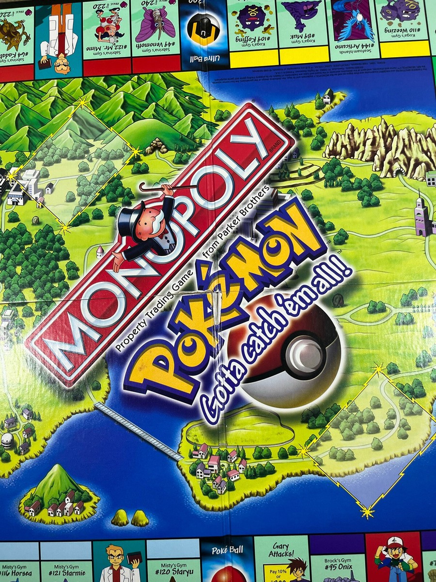 POKEMON Monopoly Kanto Edition Board Game Replacement Parts