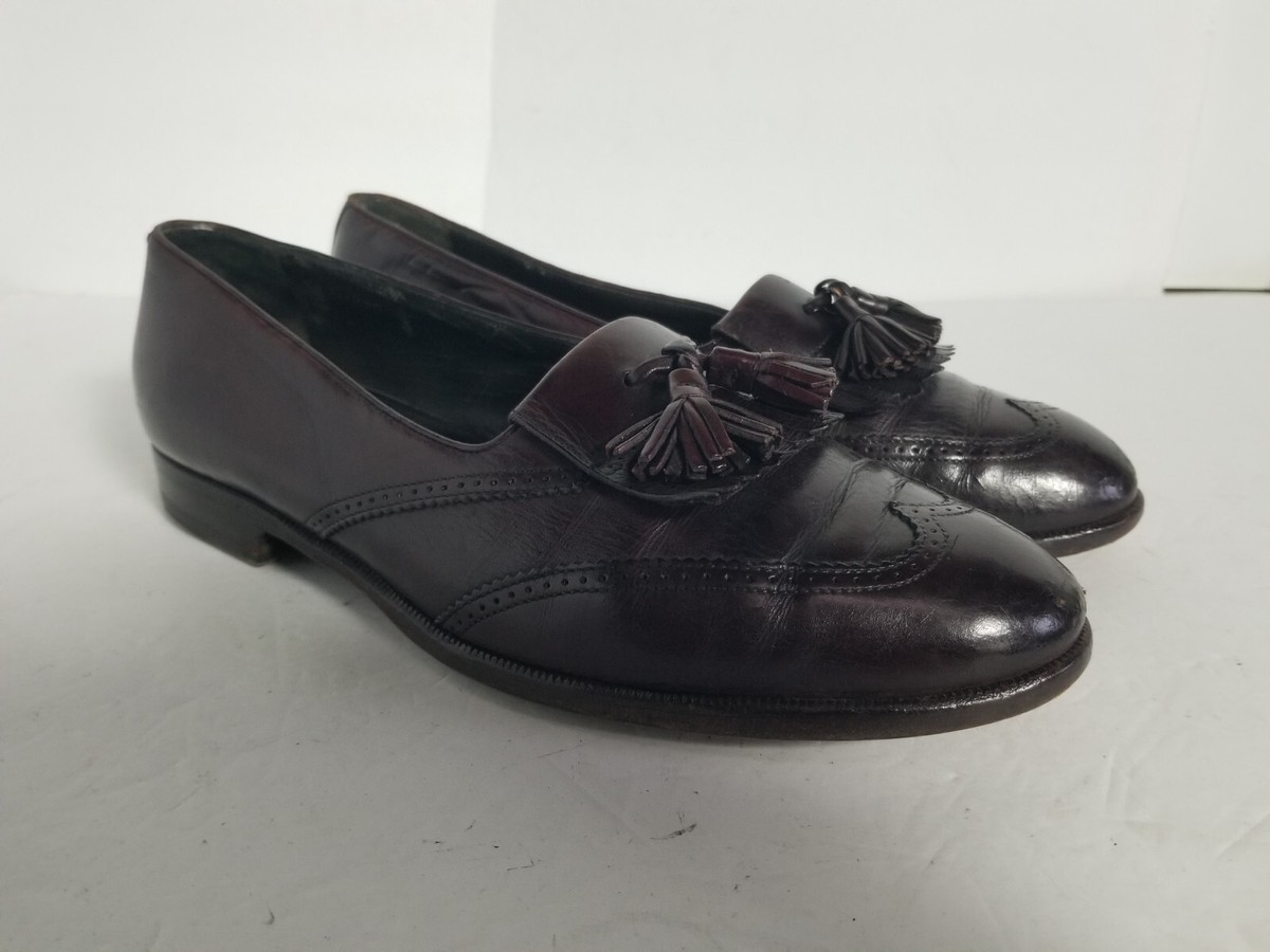 Bruno Magli Black Leather Slip On Tassel Loafers Shoes size 9 Amazon.com | Bruno Magli - Men main image 4