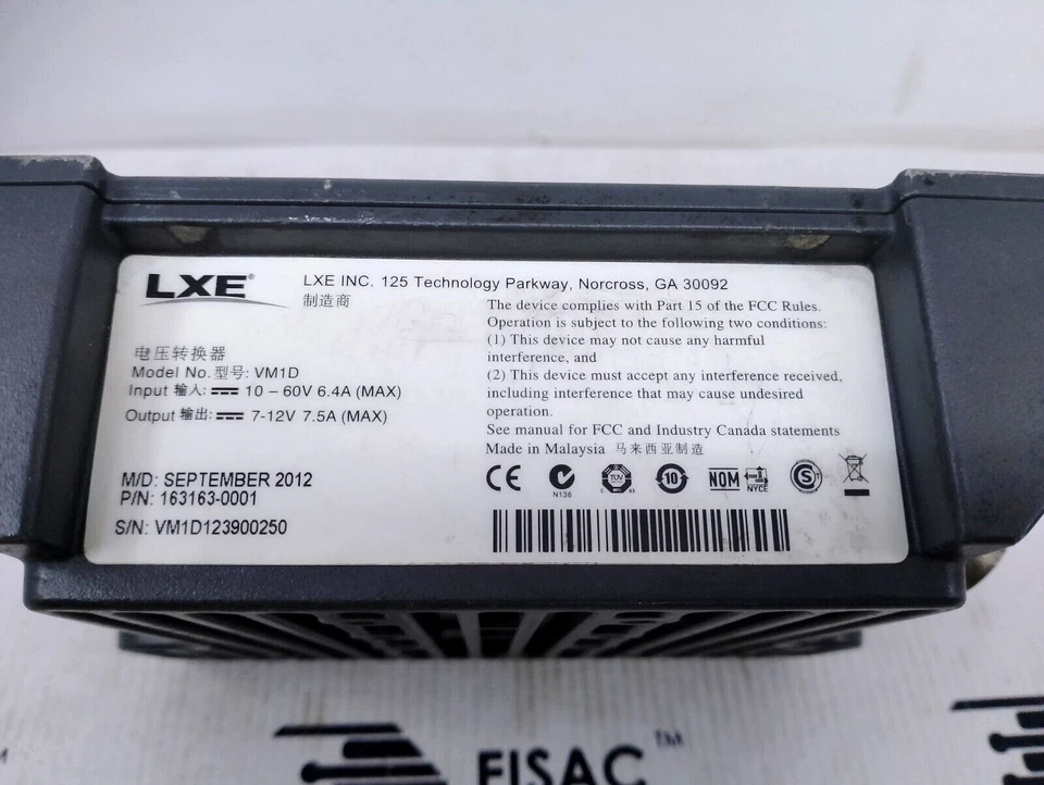 1PC LXE 163163-0001 (VM1D) USED 90-DAYS WARRANTY FAST SHIPPING VIA DHL OR FEDEX  - Image 2 of 4