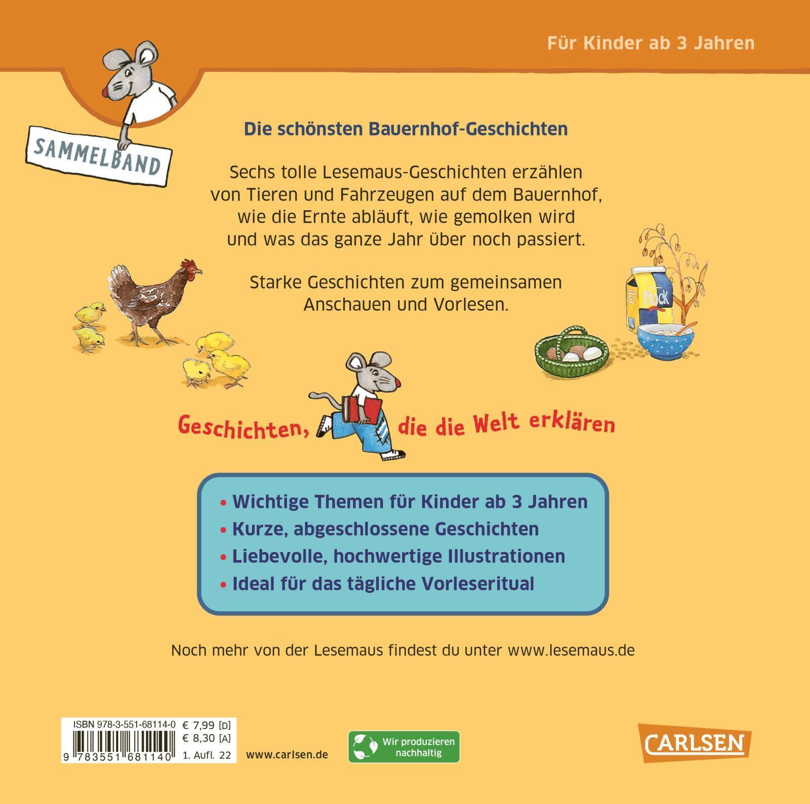 Thumbnail - Lesemaus Sonderbände: Die Schönsten Bauernhof-geschichten | 6