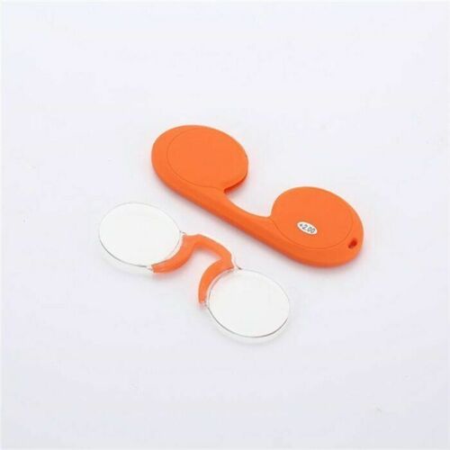 Clip Naso Senza Cornice Ultra Sottile Occhiali da Lettura Mini Portatile Senza Braccia Pieghevole min - Foto 17 di 18