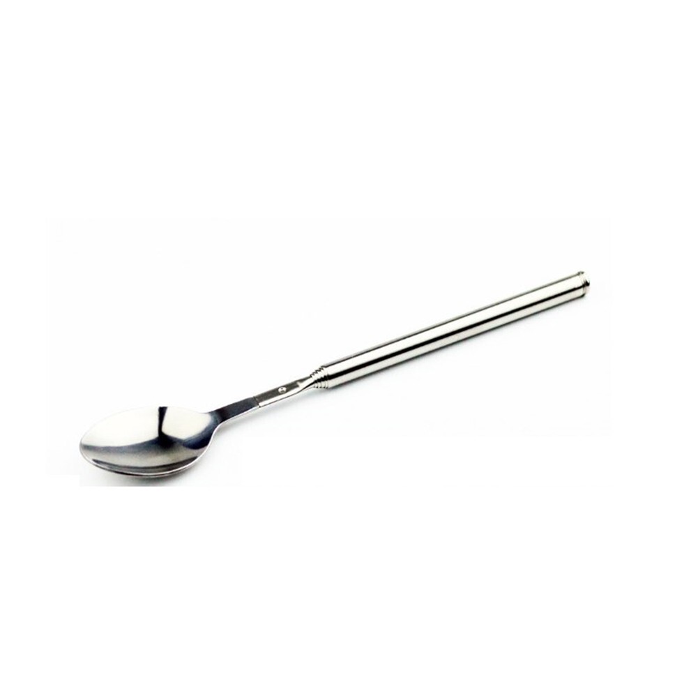 Telescopic Spoon Portable Spoon Spoons Unfolded 63cm Cooking Folded 23cm Durable eBay