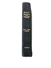 The HOLY BIBLE King James Version Red Letter Ed. World Publishing Concordance