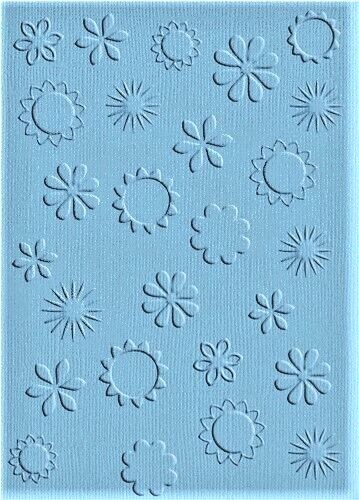 Flowers Background QuicKutz Embossing Folder by Lifestyle Crafts EF-A2-007 NEW!