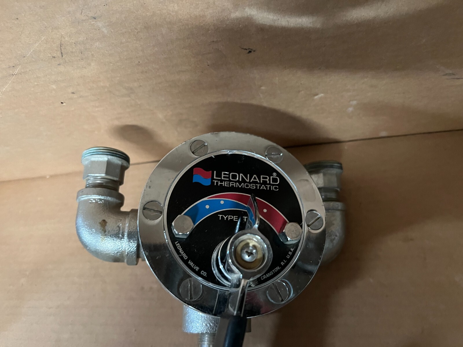 Leonard Model Type TM Thermostatic Mixing Valve with Gauge