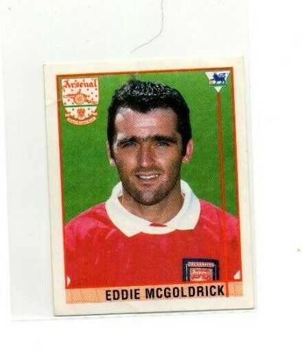 merlin premier league 1996 football sticker No 310 Eddie McGoldrick Arsenal