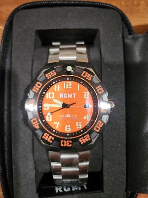 NEW RGMT 46mm Field Master Automatic Date Sandstone Orange Luminous Dial