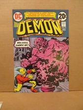 Demon 10 APPROVAL COVER PROOF Jack Kirby 1973 DC Comics Production Art Monster!
