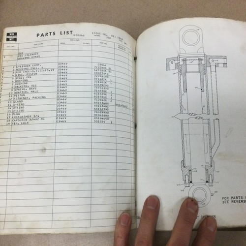 Bucyrus-Erie 30H HYD EXCAVATOR PARTS CATALOG MANUAL BOOK LIST GUIDE CRANE SHOVEL - Picture 5 of 5