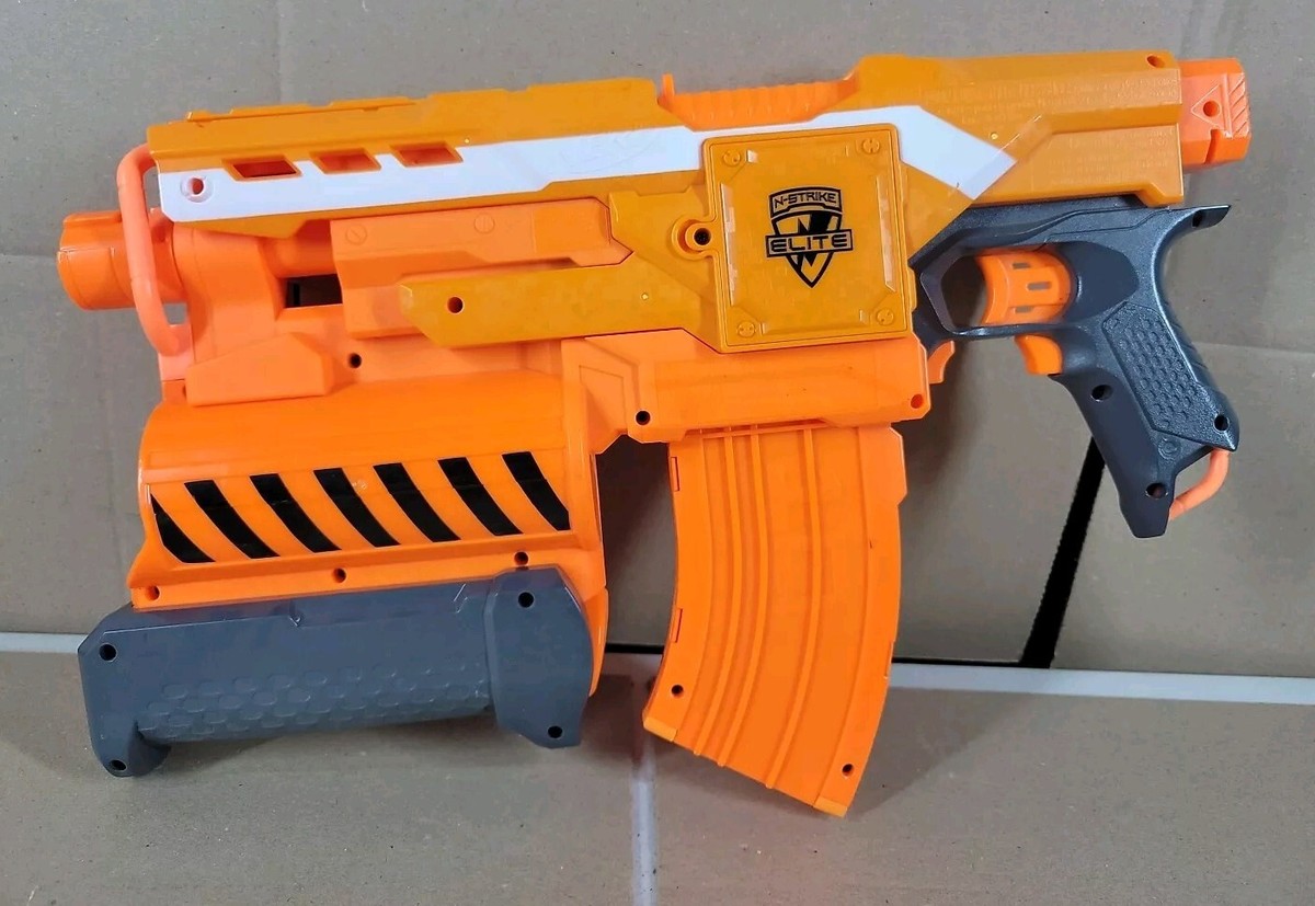 NERF N-Strike Elite Demolisher 2 in 1 Toy Dart Blaster Gun Orange