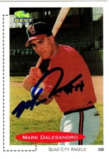 Mark Dalesandro Autograph 1991 Classic Best Minor League Auto Card ANGELS