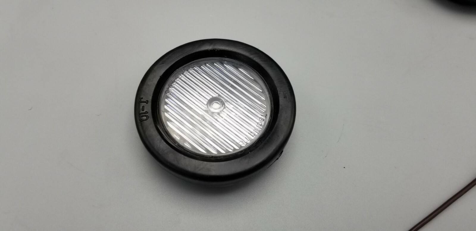 6 Oval Red Clear LED Stop Turn Steel Light Box Trailer License Plate Holder - Foto 5