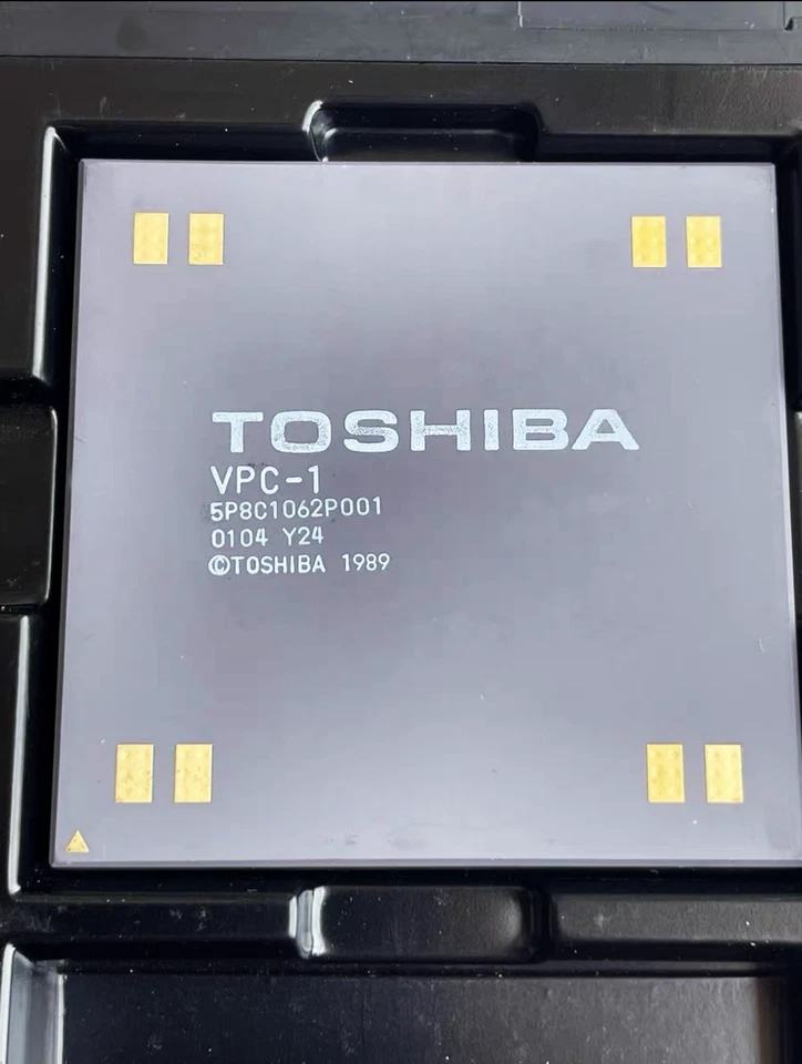 1X The all-new TOSHIBA first generation gold-plated CPU. VPC-1 CPU is very rare - Image 3 of 4