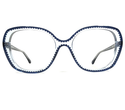 Draper James Brille Rahmen DJ7032 424 BLUE Klar Quadratisch Übergröße 56-18-140