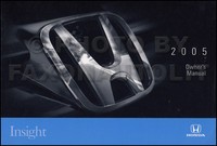 Neu 2005 Honda Insight Owners Manuell Original OEM Hybrid Owner FüHrung Buch
