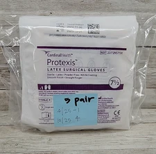 Protexis Latex Surgical Gloves Cardinal Health *5 Pair* Size: 7.5 *See Date*