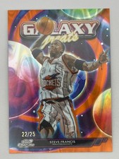 2025-26 Chrome Cosmic #GG-20 Steve Francis Galaxy Greats Orange Refractors #/25