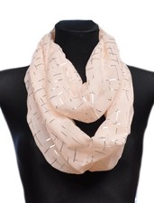 Seide  Pusteblumen Silber Glitzer Halstuch LoopSchal Tuch Schlauchschal Damen