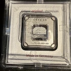 Geiger 10 Gram Silver Square Bar .999 Fine Silver Sealed In Assay