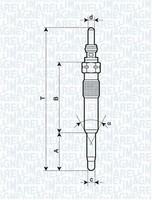 Magneti Marelli 062900071304 GlüHkerze FüR Dacia Mitsubishi Nissan Renault