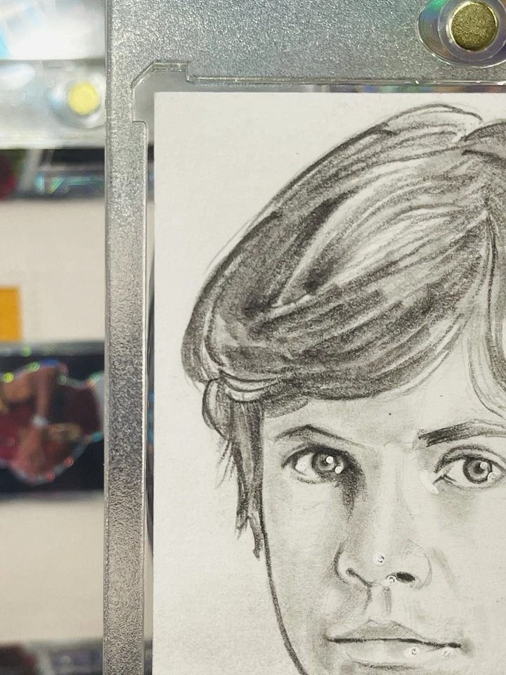 💥 Topps Finest Star Wars 1/1 Luke Skywalker Sketch ✍️ by Artist Jason Davies - Image 2 of 4