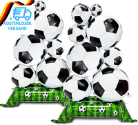 Stehend Fussball Luftballon 2 StüCk FußBall Folienballon 150X84Cm 3D Fussball Ba