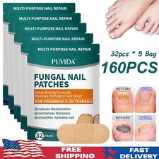 160Pcs Fungal Nail Patches - Extra Strength Toenail Fungus Treatment Overnight
