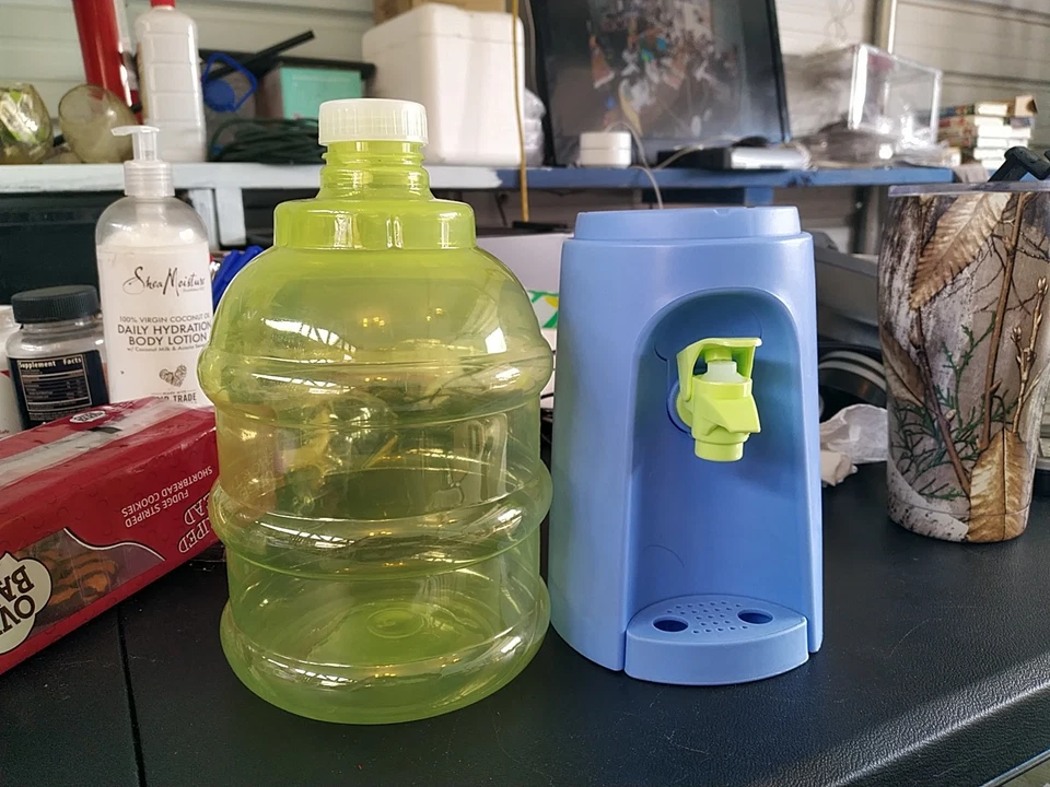 2 liter Mini Drink Dispenser Blue Green - Image 4 of 4