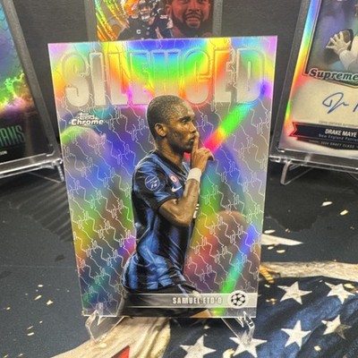 Topps Chrome 2025 Silenced Insert Samuel Eto'o Inter Milan UEFA #SHH-9