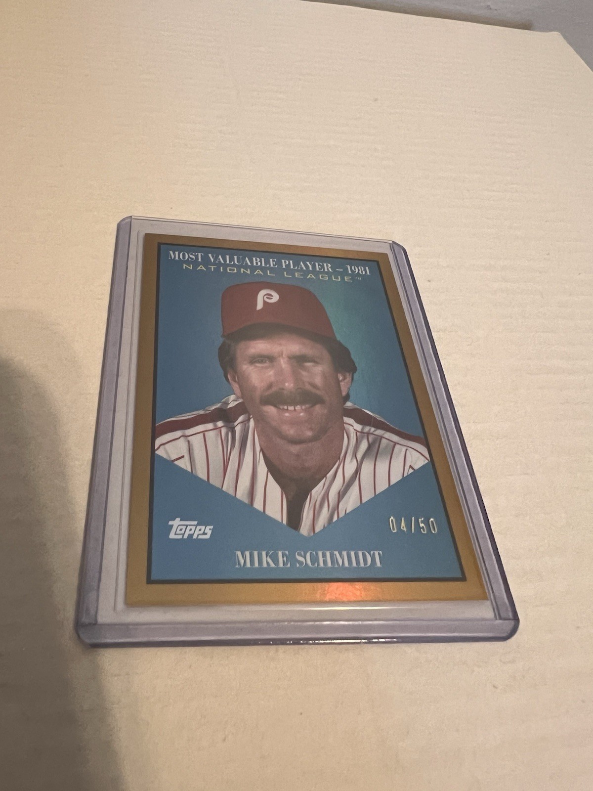 2025 Topps Update Series - Most Valuable Mike Schmidt #MV-28 Gold Foil /50