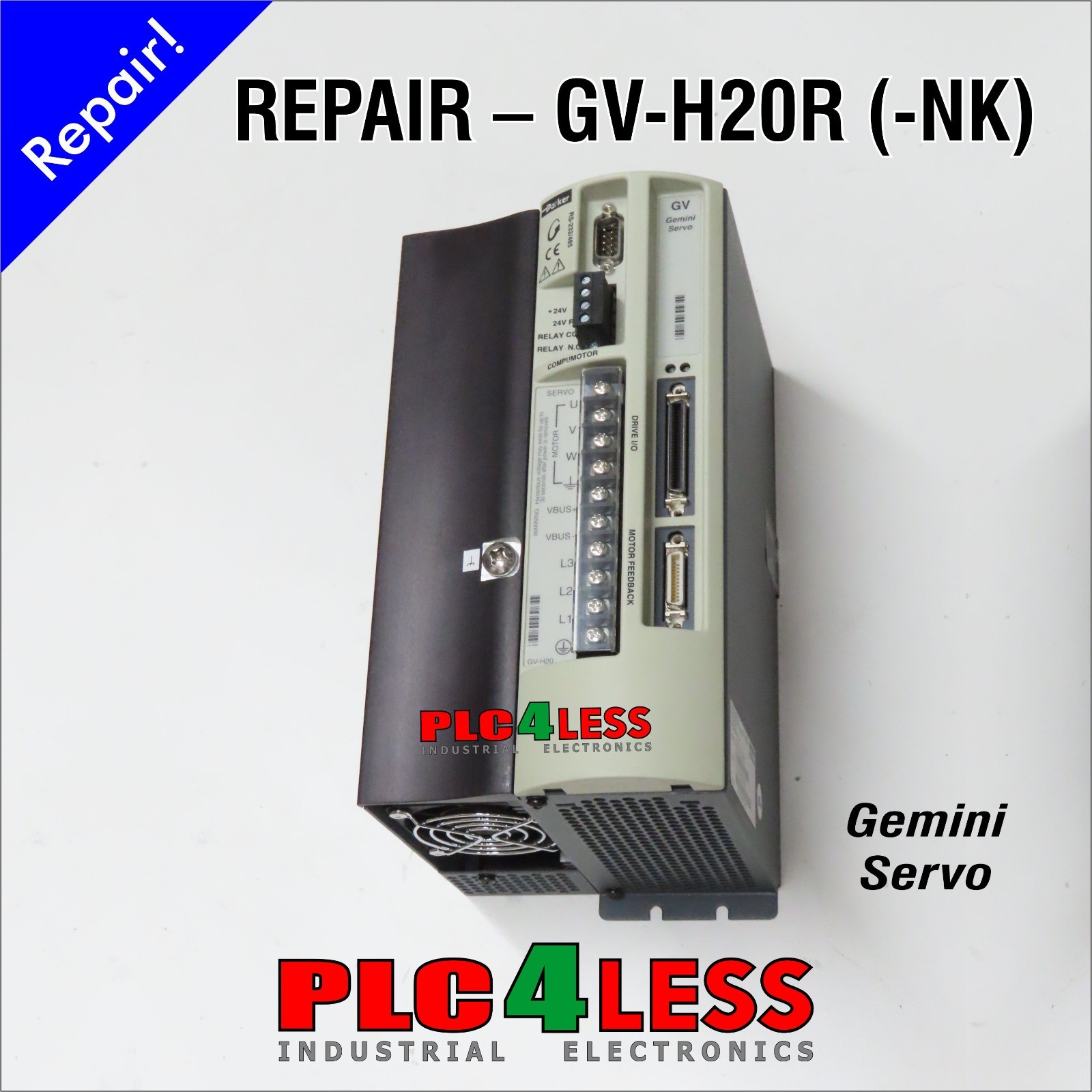 Parker GV-H20R (-NK) Gemini Servo Drive | Expertise Repair!