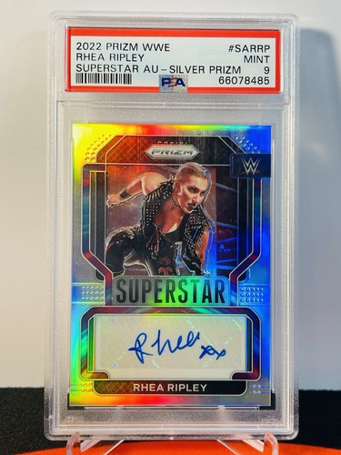 Rhea Ripley [Silver Prizm] #SA-RRP 2022 Panini Prizm WWE Superstar Autographs card