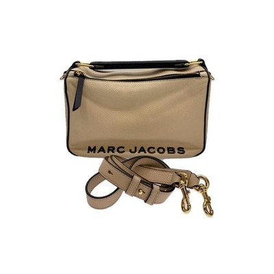 Marc by Marc Jacobs The Soft Box Schultertasche Leder Beige Damen Crossbody