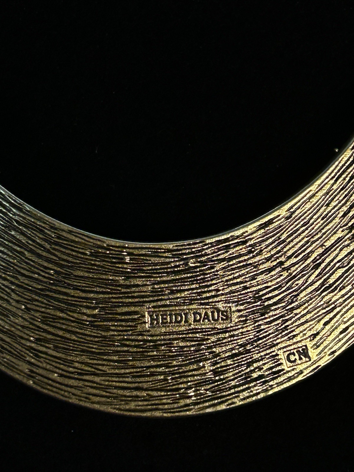 Heidi Daus Dramatic Black Bead Statement Necklace… - image 4