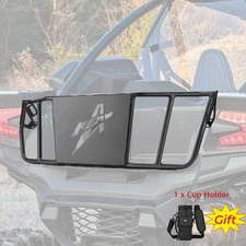 Bed Tailgate Enclosure Luggage Cargo Barricade For 20-25 KAWASAKI Teryx KRX 1000