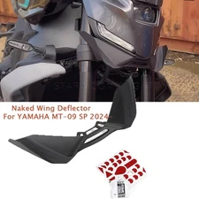Front Spoiler For YAMAHA MT-09 SP 2024- Sport Downforce Naked Wing Deflector