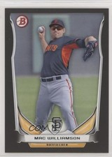 2014 Bowman Draft Top Prospects Asia Exclusive Black Mac Williamson #TP-82 7ut