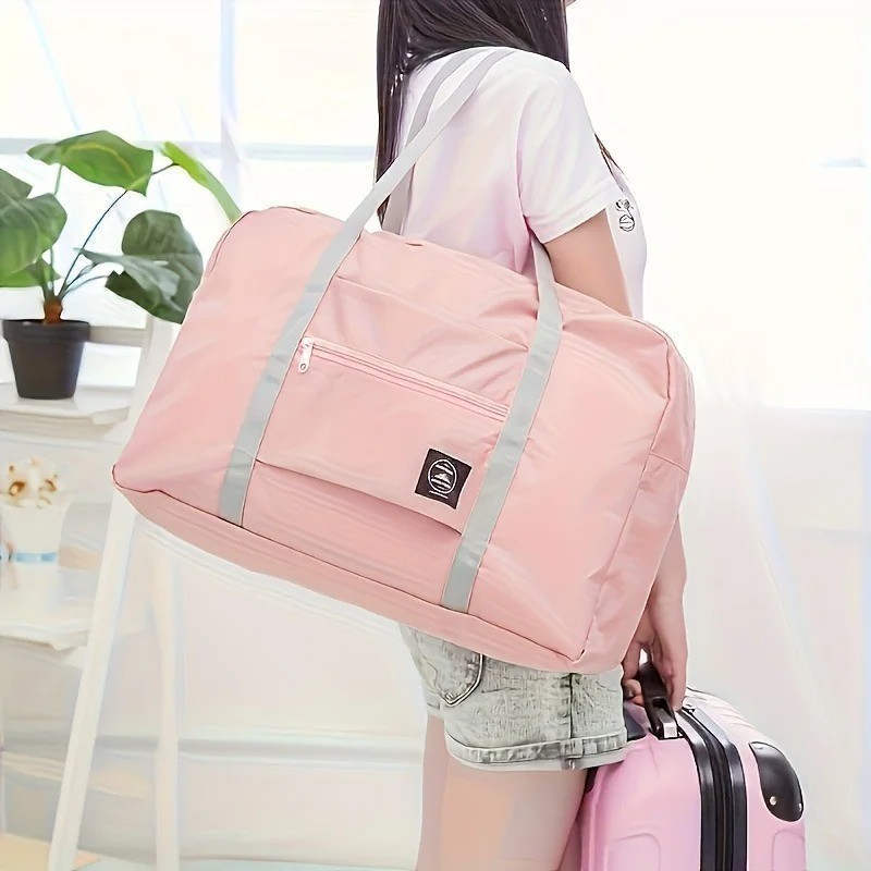 Foldable Travel Duffel Bag Carry On | Lightweight Large Capacity Weekend Tote