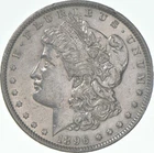 AU+ 1896 (P) Morgan Silver Dollar (1 coin) *6122