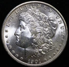 1901-O Morgan Silver Dollar $1 BU Uncirculated #V45
