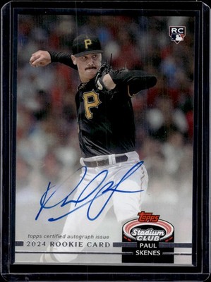 2024 Topps Stadium Club Paul Skenes RC Auto /25