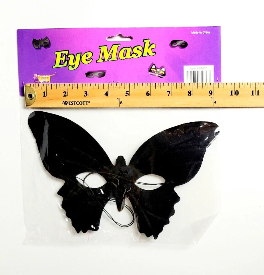 Butterfly VTG Eye Mask Halloween Cosplay Role Play Forum Novelties USA New! - Image 4 of 4