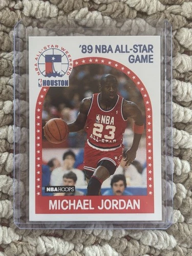 1989-90 NBA Hoops All-Star Game Michael Jordan #21 Chicago Bulls Basketball Card
