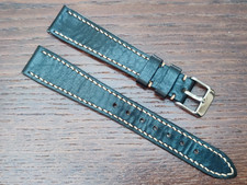 XL Cinturino per orologio in vera pelle Bovina (Nera) 18/14 Ricambio  (181401)