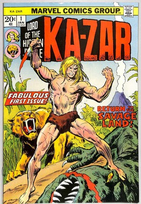 Ka-Zar #1 1974 Marvel Bronze Age John Buscema Savage Land Key Issue FN/VF 7.0