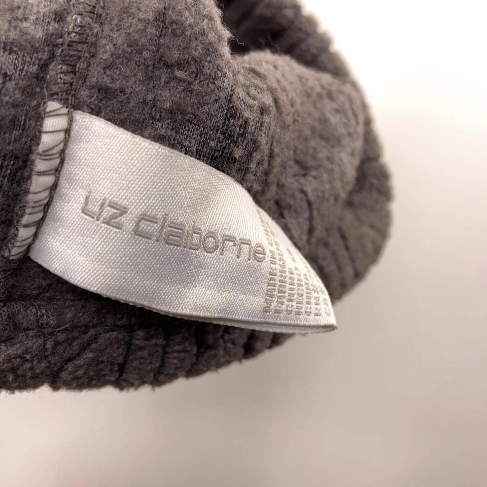 Gorra de Invierno Retro Tied Top Liz Claiborne Gris Foto 4 de 4