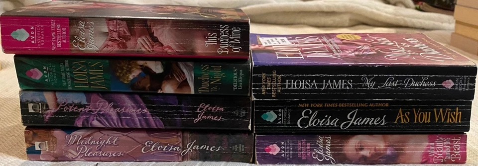 Eloisa James - PARTIAL SERIES - 7 Book Lot Historical Romance Novel Paperback Foto 2 de 2