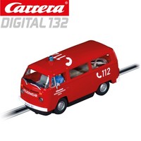 Vw Bus T2B Feuerwehr Mit Blaulicht & Sirene Bulli Carrera Digital 132 20032083