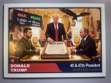 Donald Trump 2025”47“ Custom ACEO Peace Deal