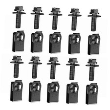 10 Sets M6-1.0 Extruded U Nuts & Body Bolts Fender Bolts Engine Under Cover